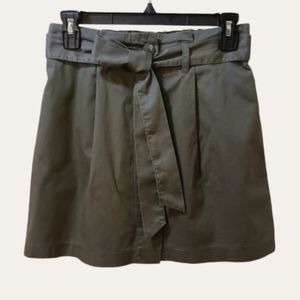 🌷 Ci Sono Tie Front Mini Skirt